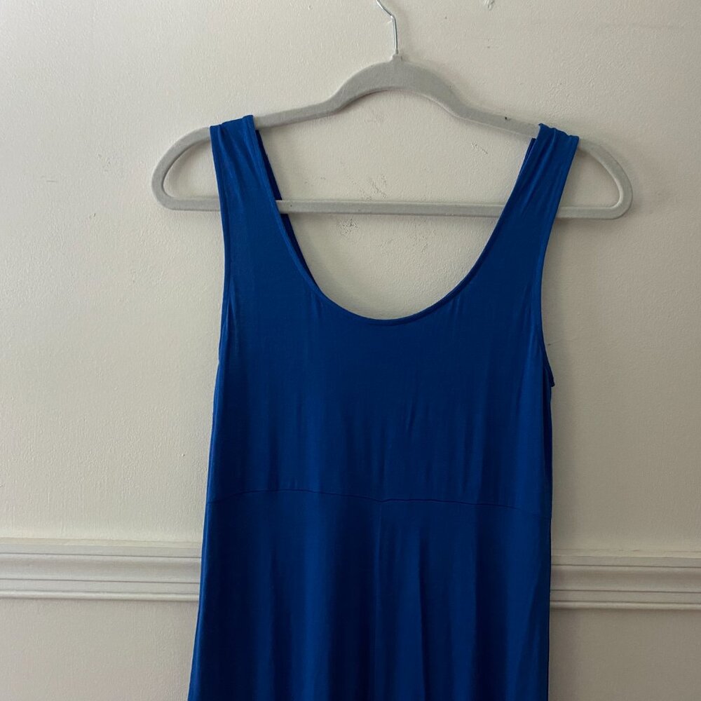 Vince Blue Jersey‎ Sleeveless Maxi Dress Size Medium - Picture 4 of 8
